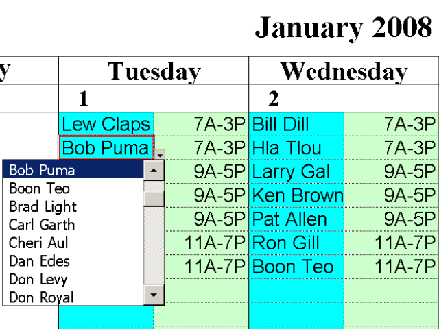 Screenshot for Simple Scheduling Calendar 1.24