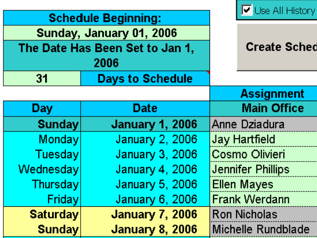 Create Floor Schedules for Your Agents 3.92 full